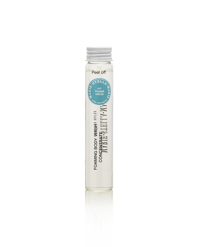 8720701162181 Foaming Body Wash Concentrate Voyage Vétiver 50 ml packshot 1 768 × 960